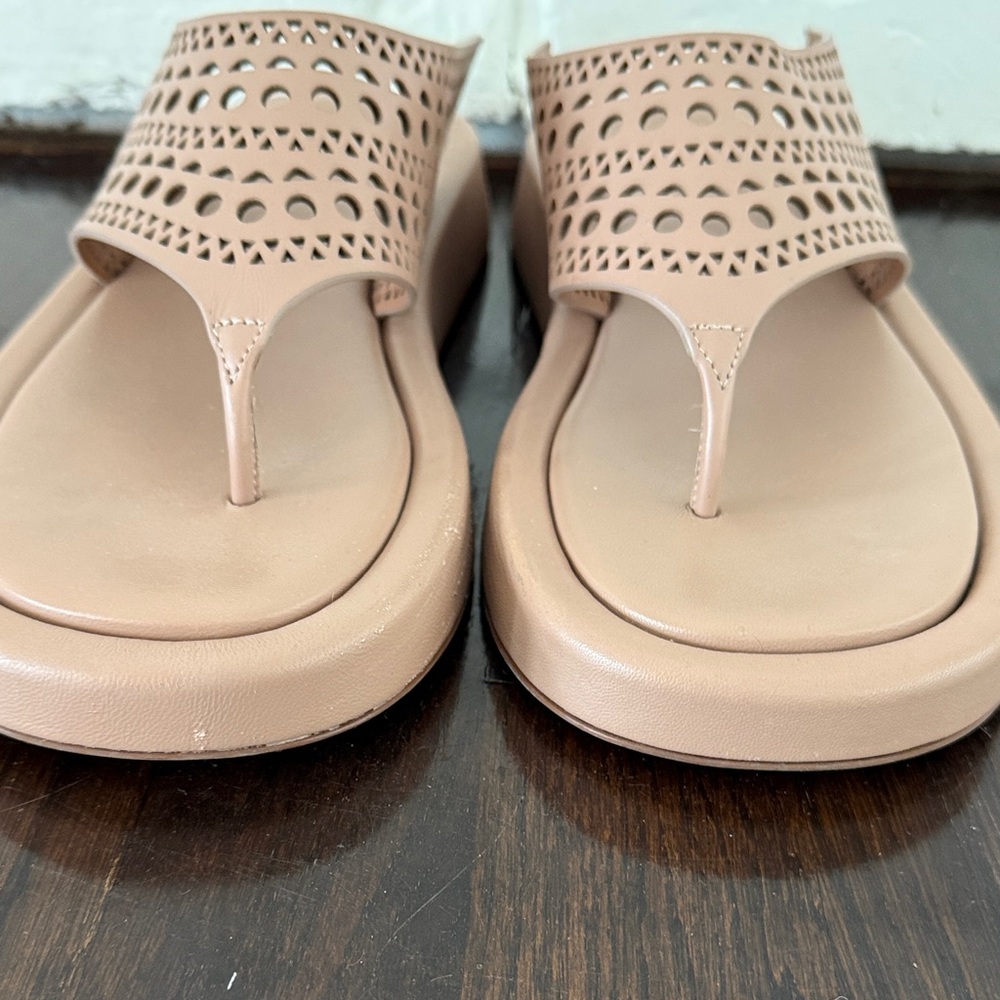Alaia Blush Pink Sandals Neiman Marcus 8.5 - Picture 3 of 8
